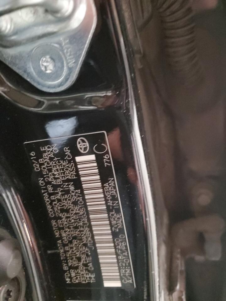 2016 Toyota Prius VIN JTDKBRFU4G3510474 Copart auction photo, front end damage thumbnail 15