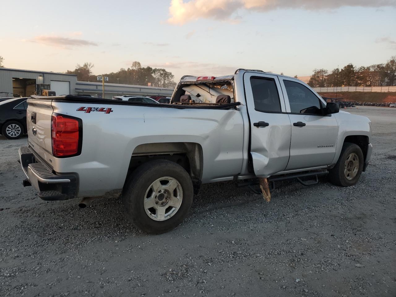 2019 Chevrolet Silverado VIN 2GCVKMEC0K1198113 Copart auction photo, top/roof / side damage thumbnail 3