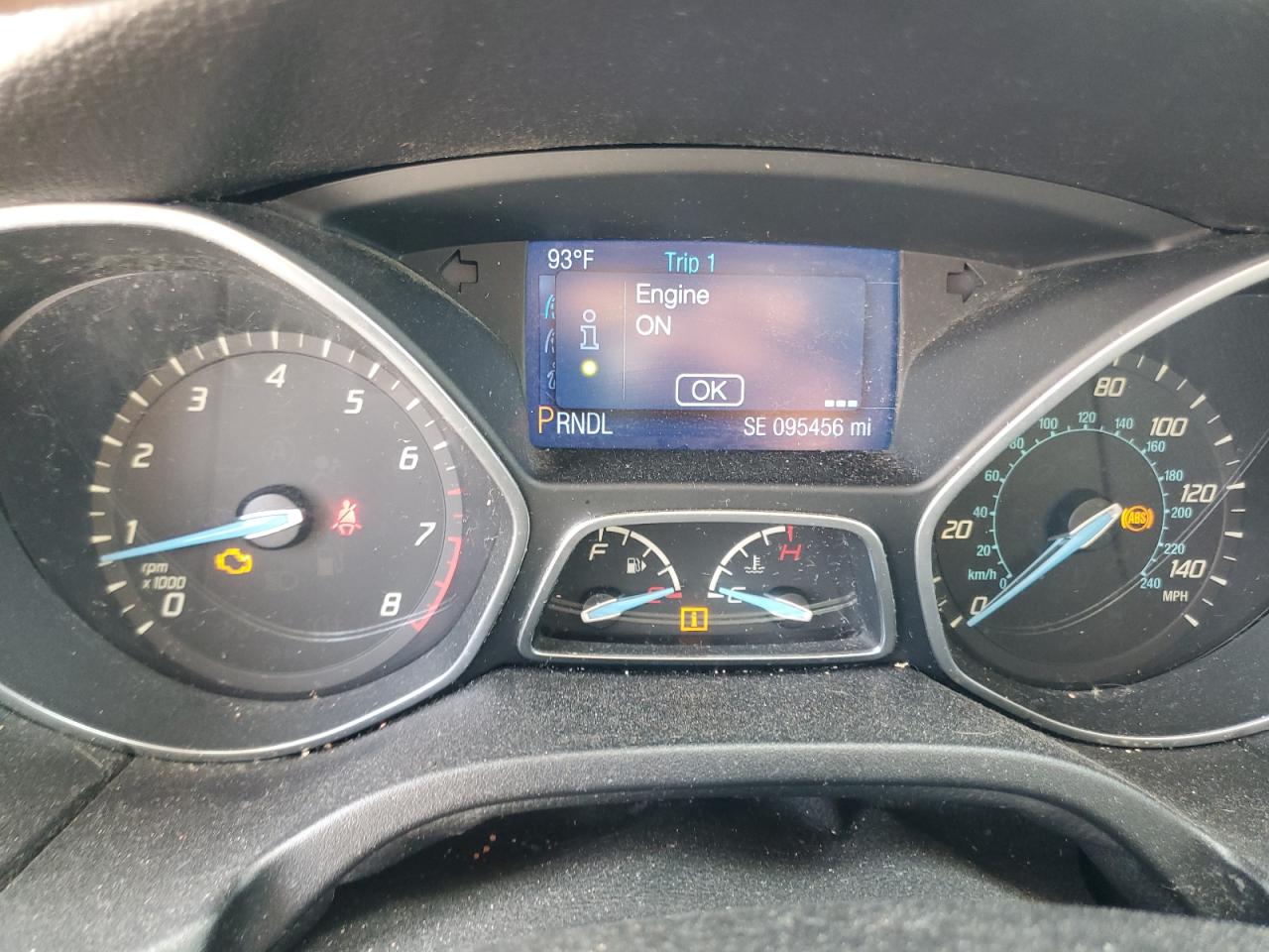 2014 Ford Focus VIN 1FADP3F28EL218271 Copart auction photo, normal wear / minor dent/scratches damage thumbnail 9