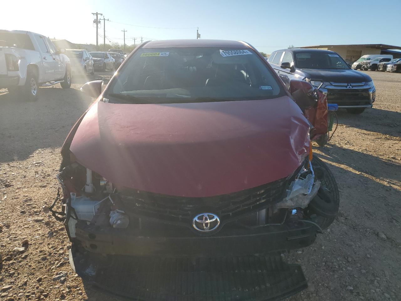 2016 Toyota Corolla VIN 5YFBURHE9GP375337 Copart auction photo, front end / side damage thumbnail 5