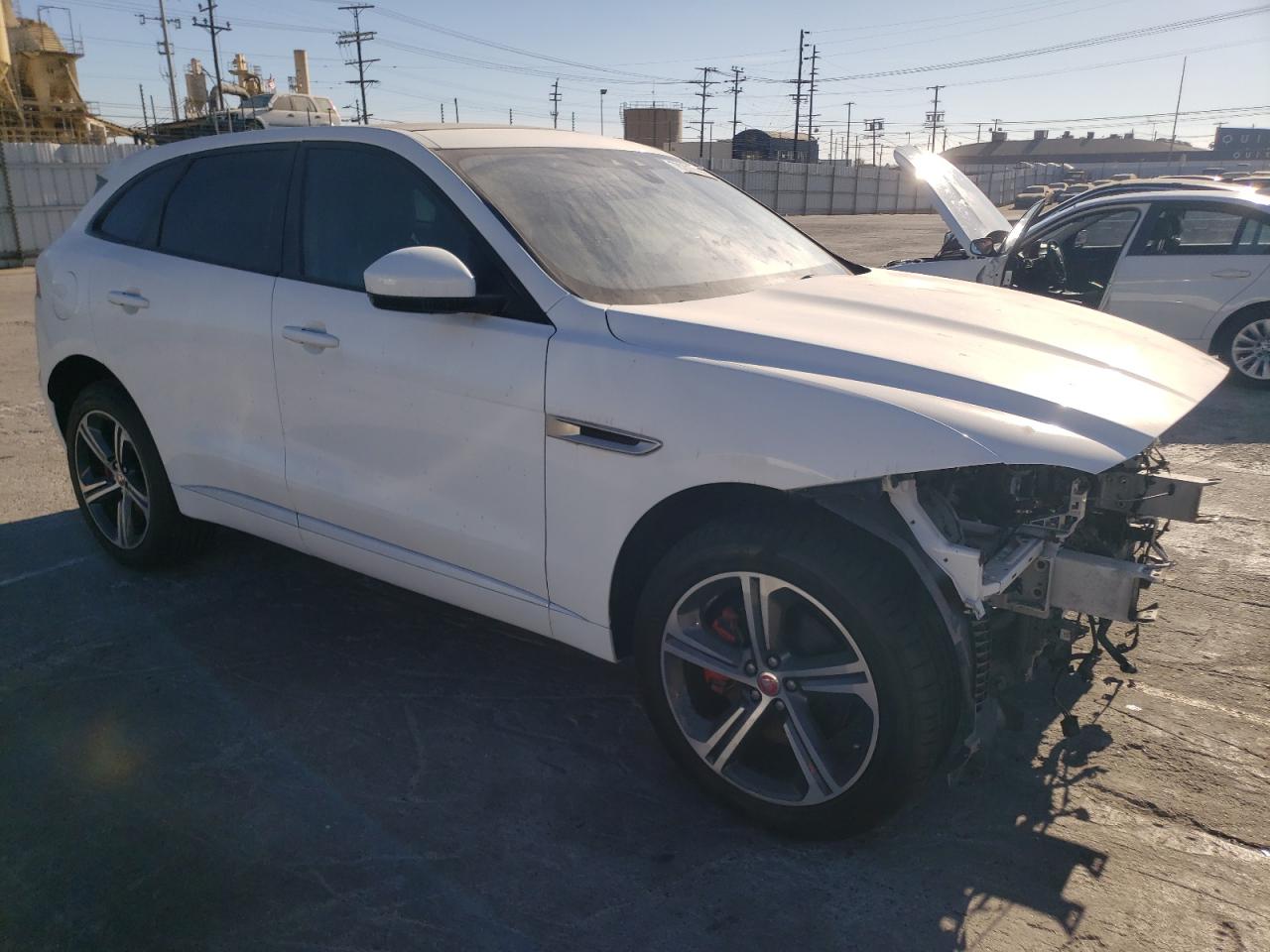 2020 Jaguar F-Pace VIN SADCM2FV5LA640658 Copart auction photo, front end damage thumbnail 4