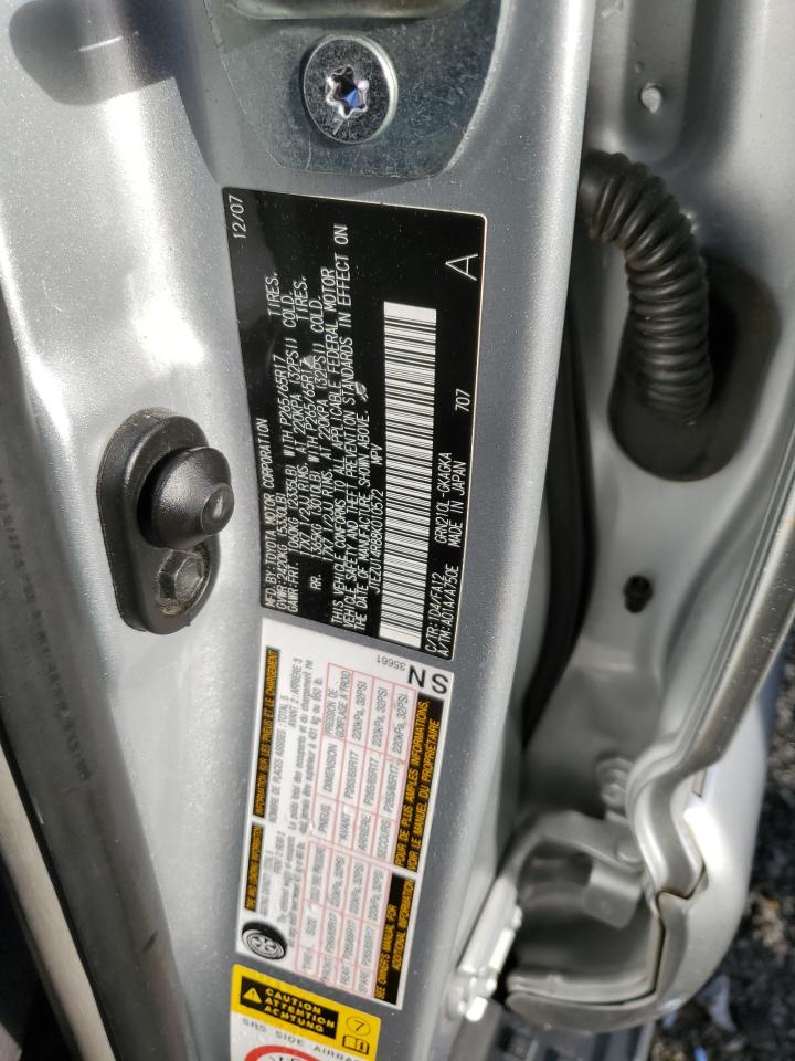 2008 Toyota 4Runner VIN JTEZU14R88K010572 Copart auction photo, front end damage thumbnail 13