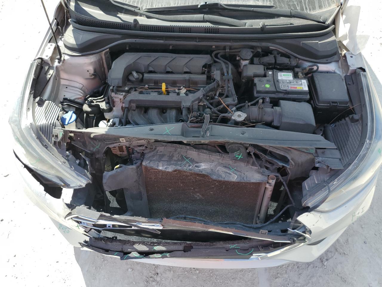 2020 Hyundai Accent VIN 3KPC24A64LE105119 Copart auction photo, front end damage thumbnail 11