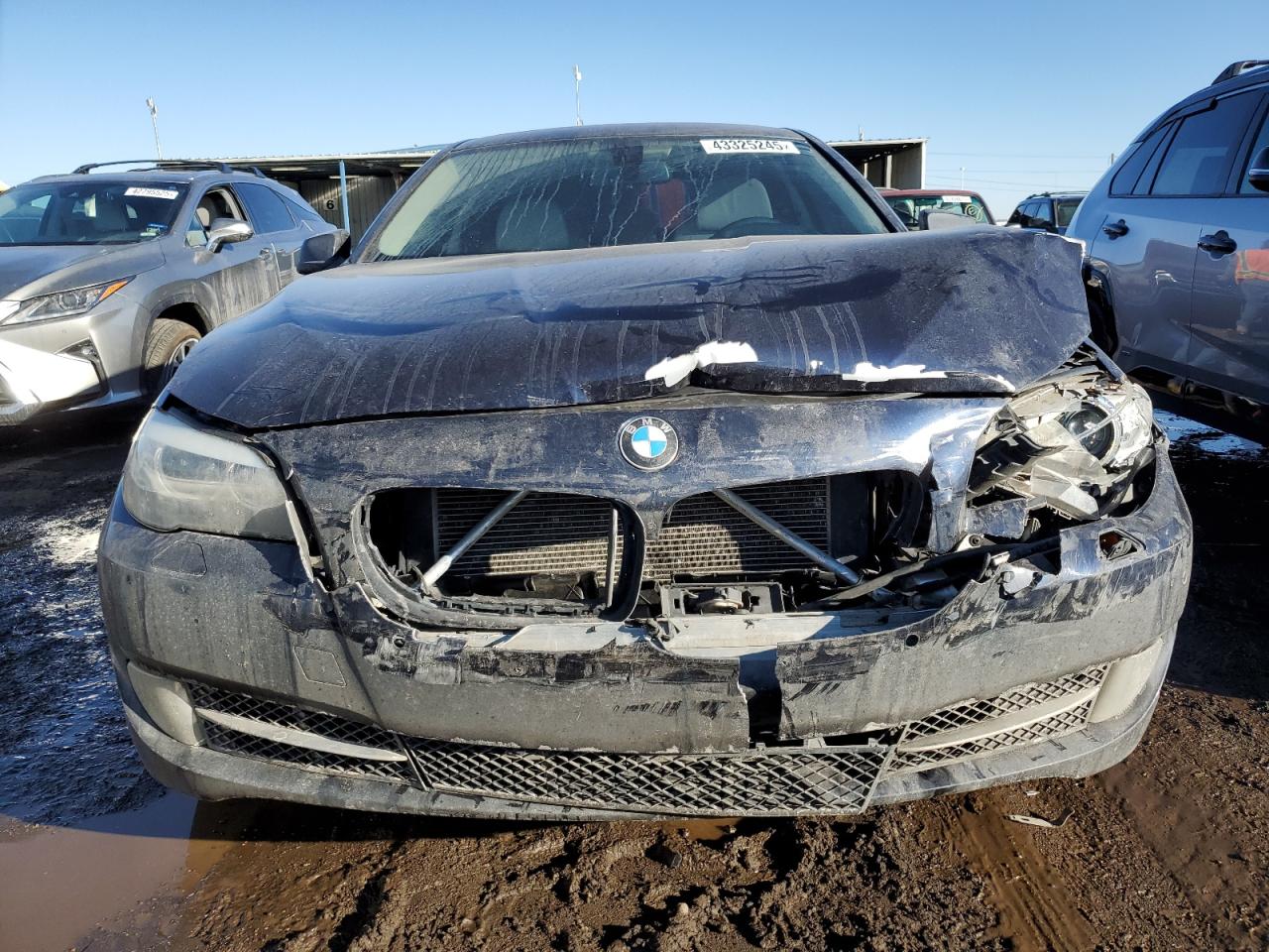 2013 BMW 5er VIN WBAFU7C57DDU76854 Copart auction photo, front end damage thumbnail 5