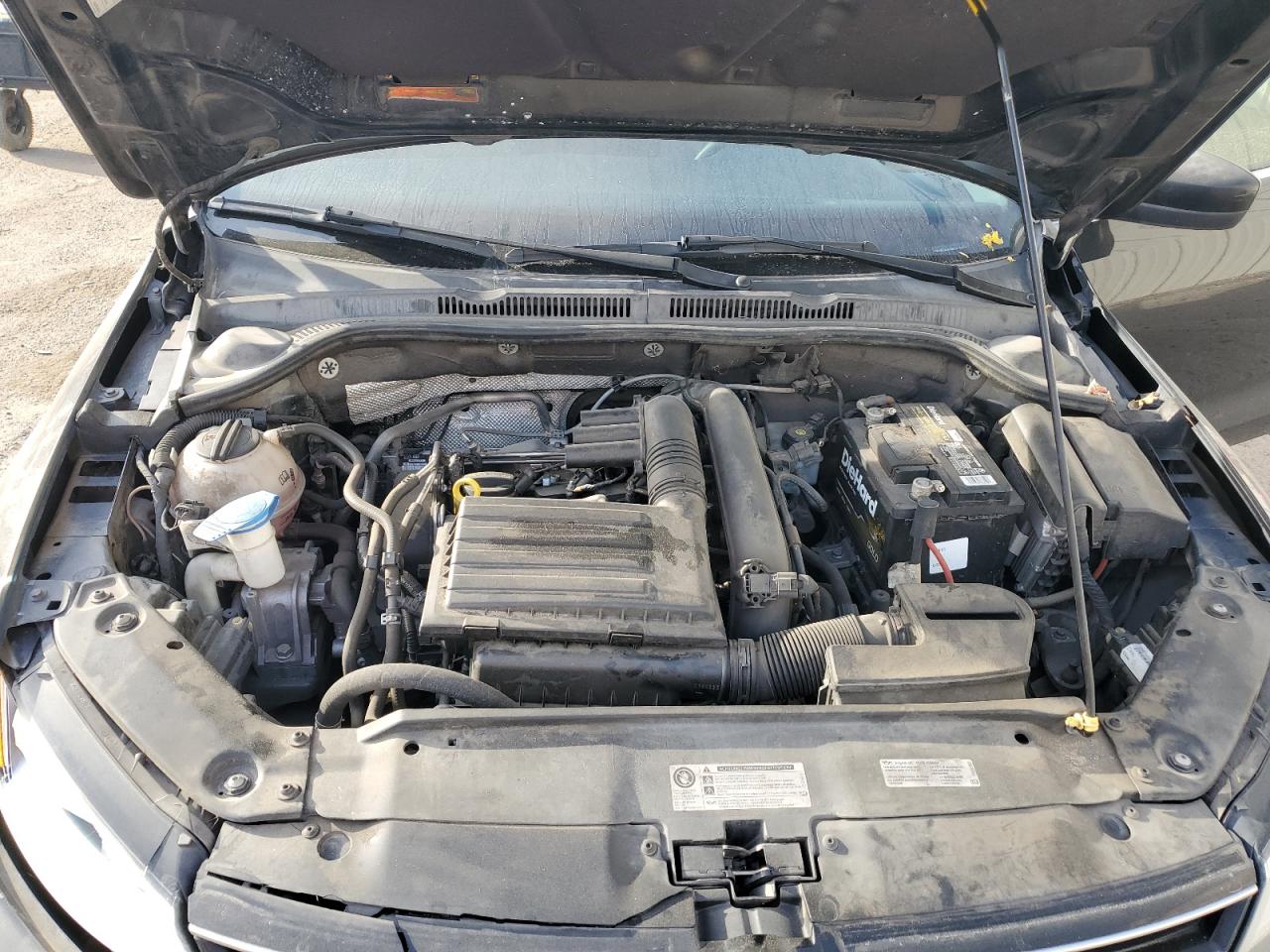 2017 Volkswagen Jetta VIN 3VW2B7AJ4HM221500 Copart auction photo, side / front end damage thumbnail 11