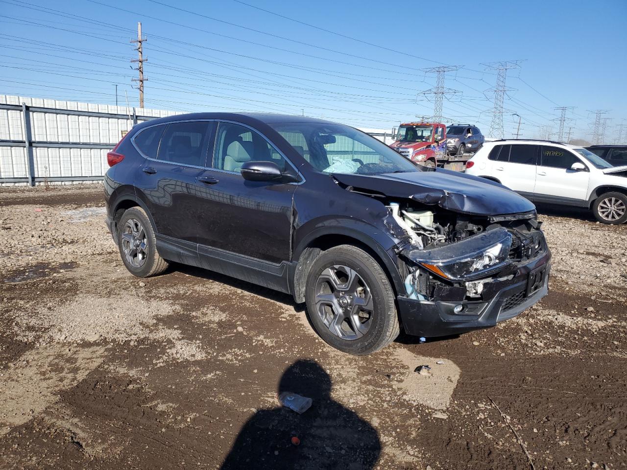 2019 Honda CR-V VIN 5J6RW2H8XKL035569 Copart auction photo, front end damage thumbnail 4