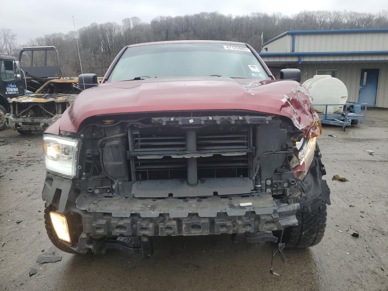 2014 RAM 1500 VIN 1C6RR7FTXES343991 Copart auction photo, all over damage thumbnail 5