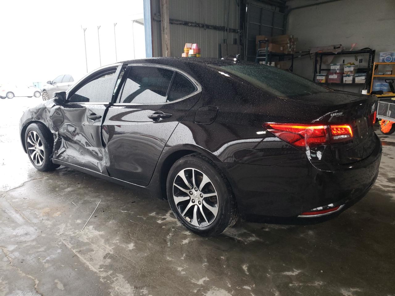 2017 Acura TLX VIN 19UUB1F32HA008143 Copart auction photo, side / front end damage thumbnail 2