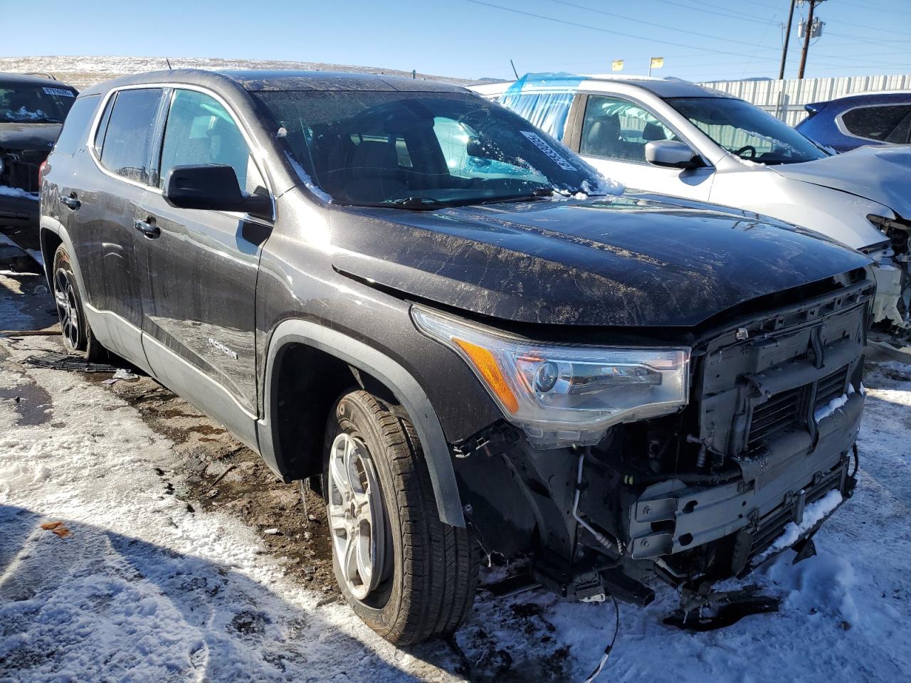 2018 GMC Acadia VIN 1GKKNRLA2JZ108348 Copart auction photo, all over damage thumbnail 4