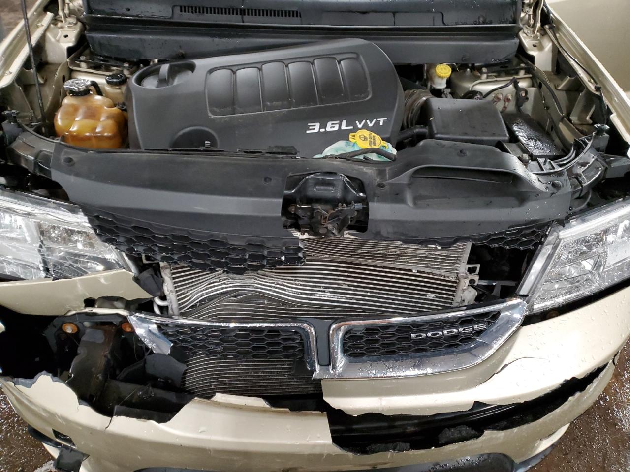 2011 Dodge Journey VIN 3D4PH3FG0BT535027 Copart auction photo, front end damage thumbnail 12