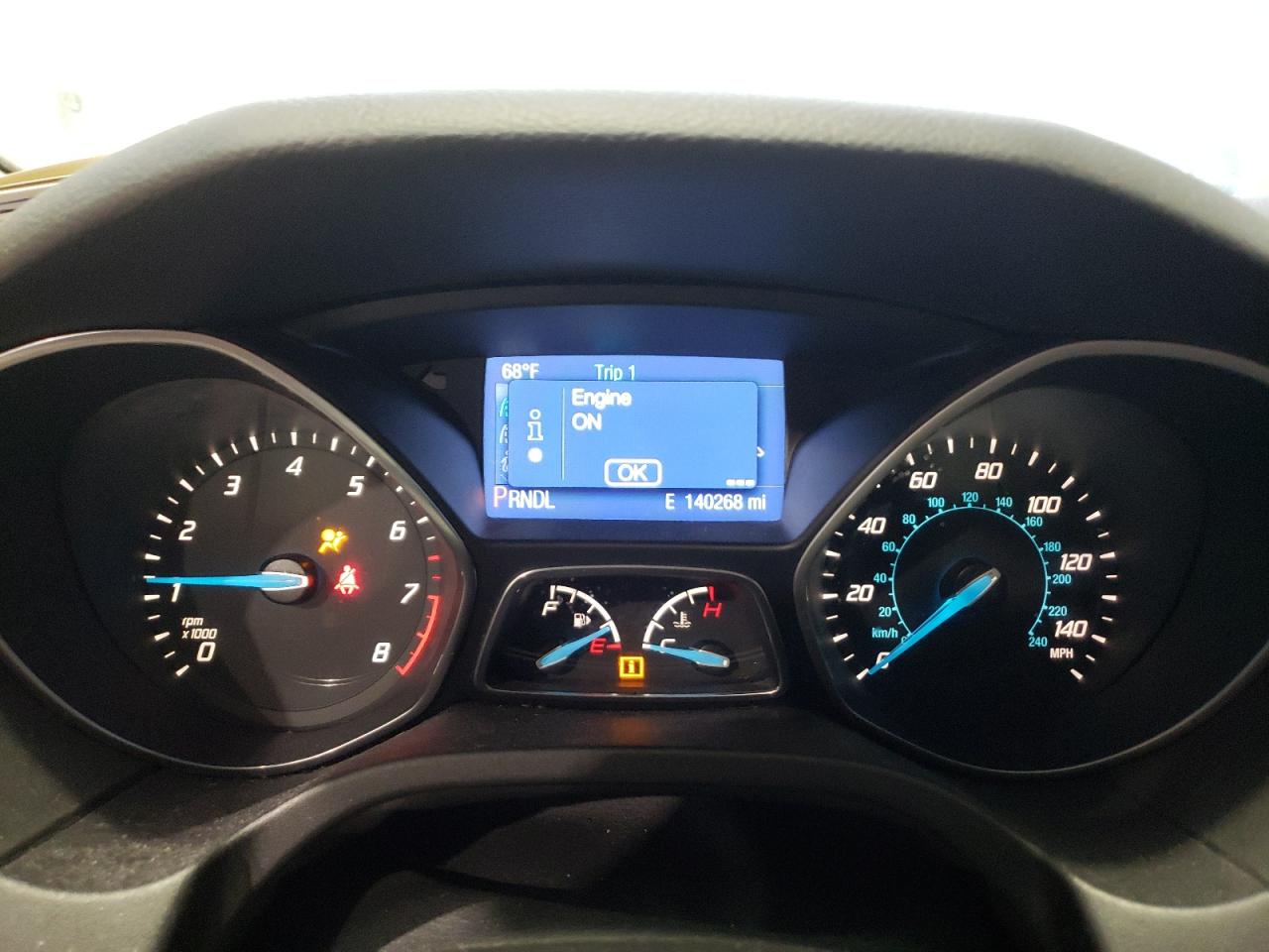 2014 Ford Focus VIN 1FADP3F21EL175733 Copart auction photo, side damage thumbnail 9