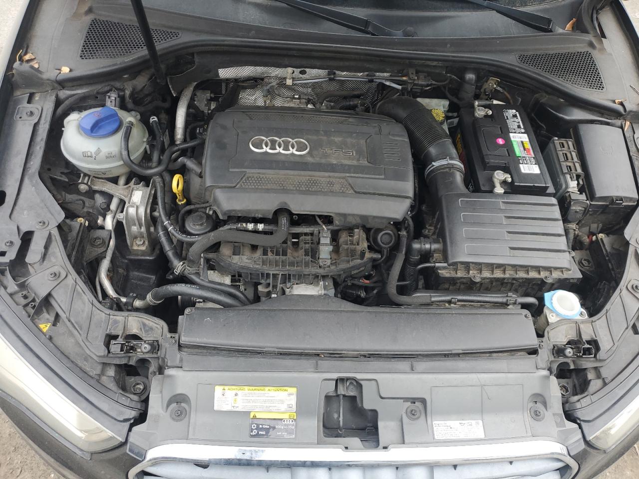 2015 Audi A3 VIN WAUCCGFF2F1010702 Copart auction photo, side damage thumbnail 11
