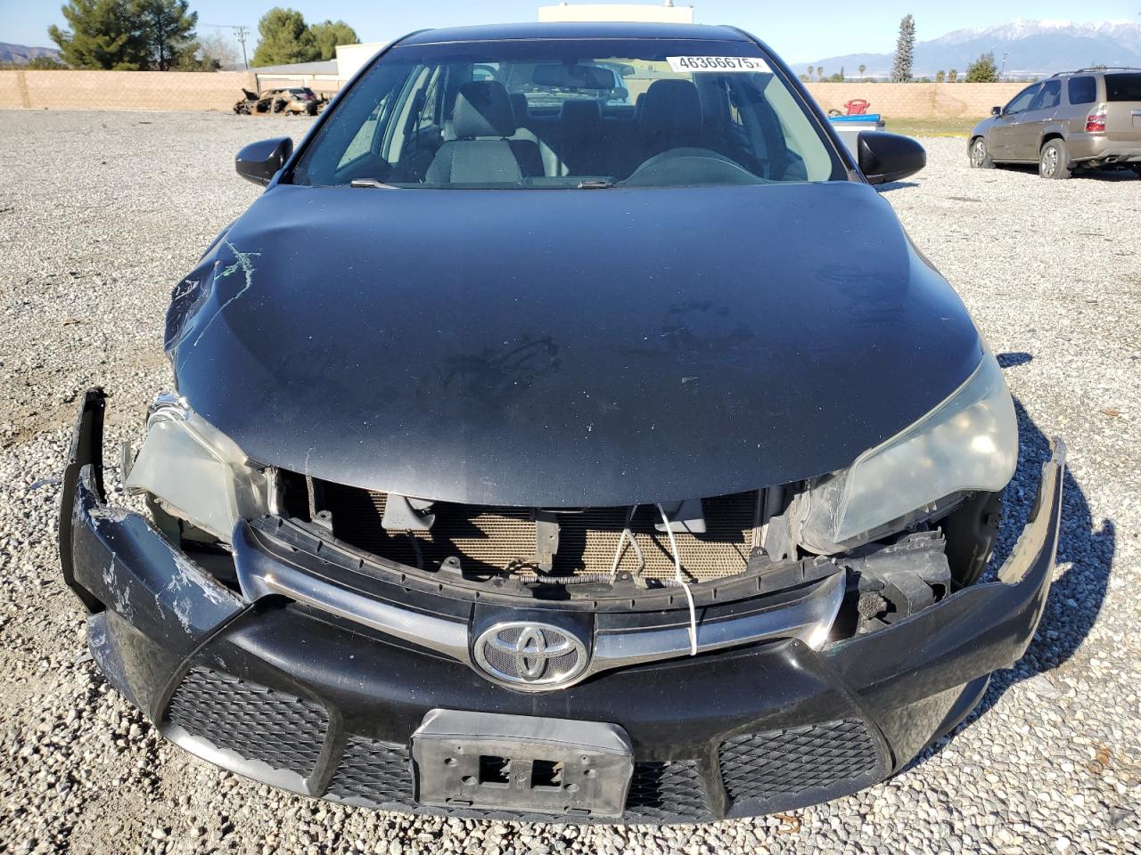 2015 Toyota Camry VIN 4T1BF1FK3FU022352 Copart auction photo, front end / side damage thumbnail 5