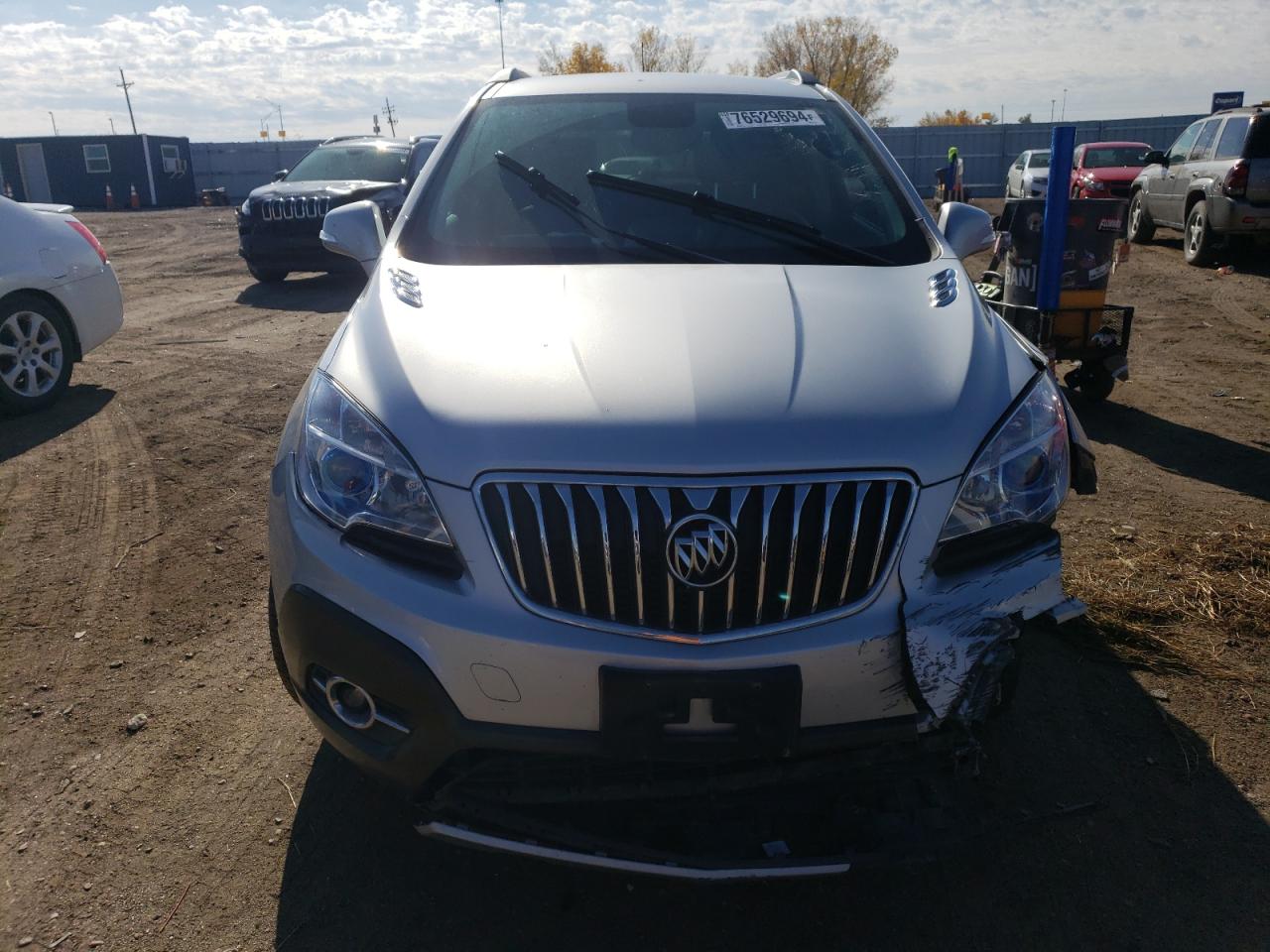 2016 Buick Encore VIN KL4CJGSB7GB573374 Copart auction photo, front end damage thumbnail 5