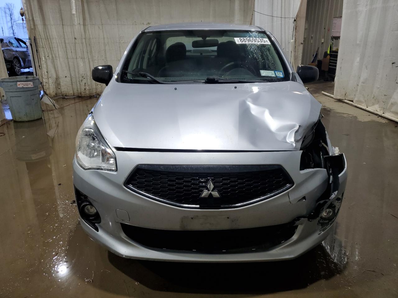 2020 Mitsubishi Mirage VIN ML32F4FJ5LHF00715 Copart auction photo, front end / side damage thumbnail 5