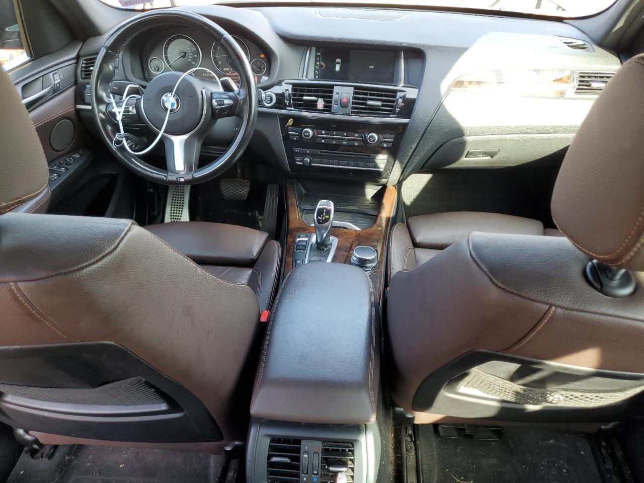 2017 BMW X3 VIN 5UXWX9C52H0T04216 Copart auction photo, front end / minor dent/scratches damage thumbnail 8