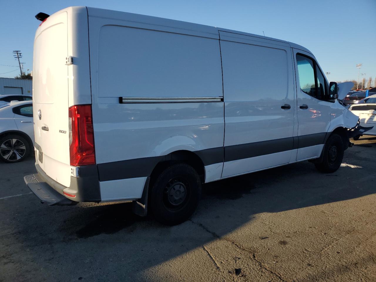 2023 Mercedes-Benz Sprinter VIN W1Y70BGY7PT125068 Copart auction photo, front end / side damage thumbnail 3