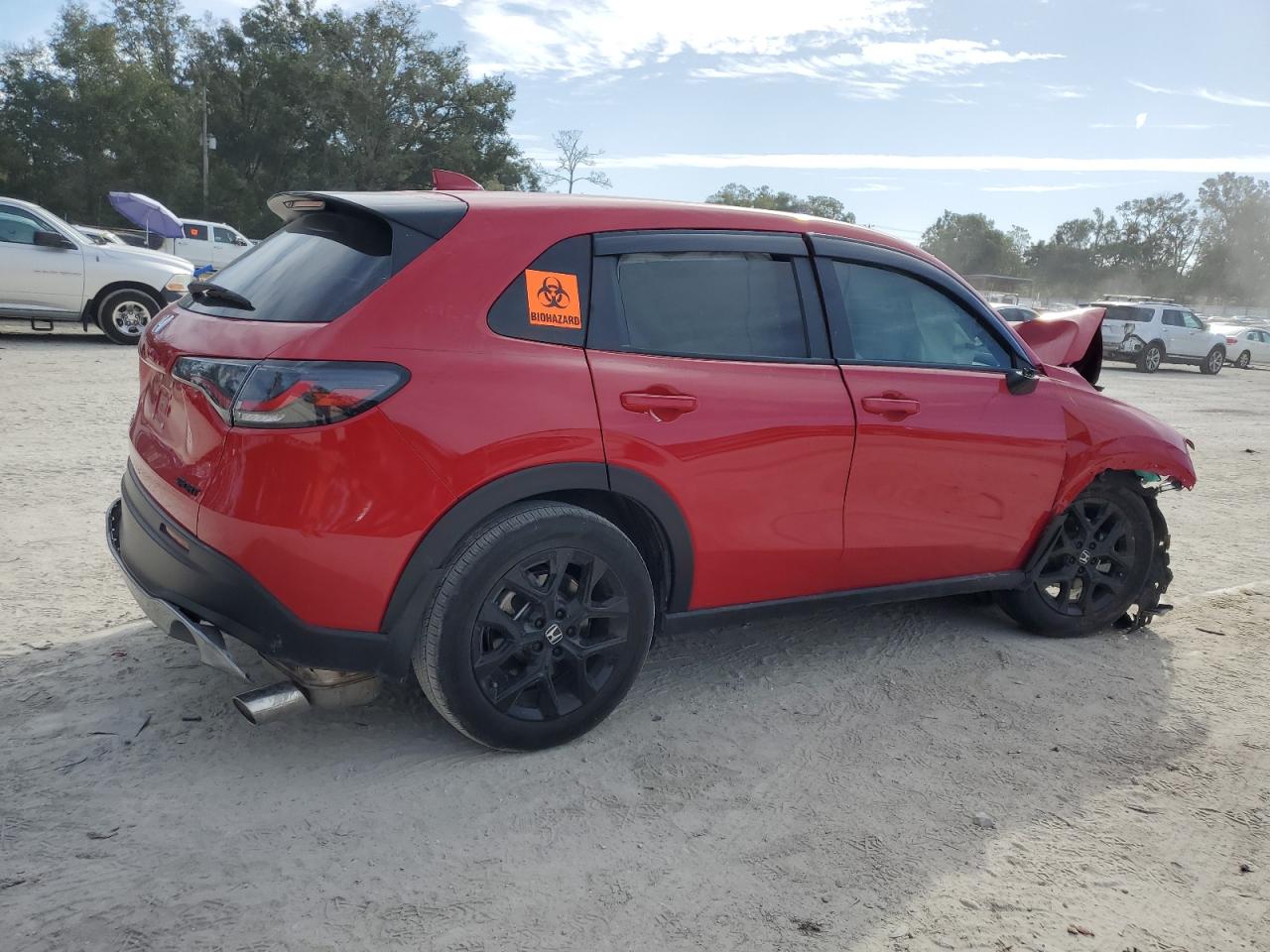 2024 Honda HR-V VIN 3CZRZ1H58RM720976 Copart auction photo, all over damage thumbnail 3