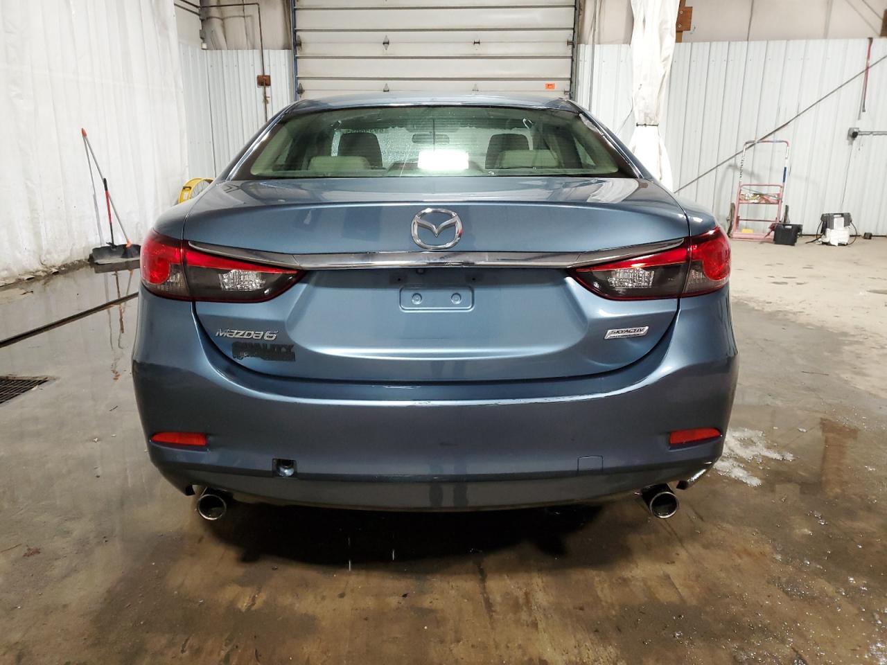 2016 Mazda 6 VIN JM1GJ1V57G1421742 Copart auction photo, rear end / side damage thumbnail 6