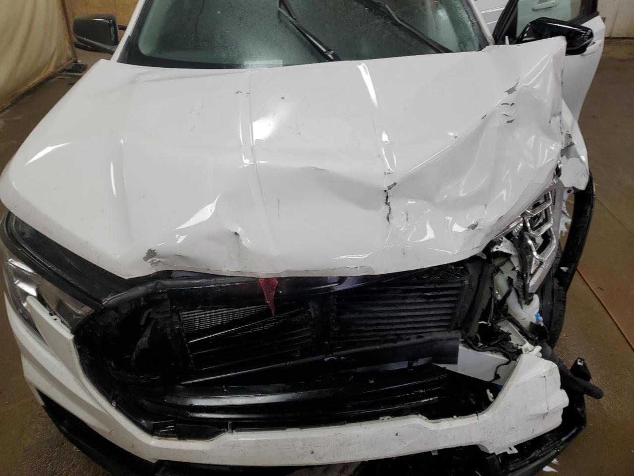 2022 GMC Terrain VIN 3GKALPEV1NL273312 Copart auction photo, front end / side damage thumbnail 12
