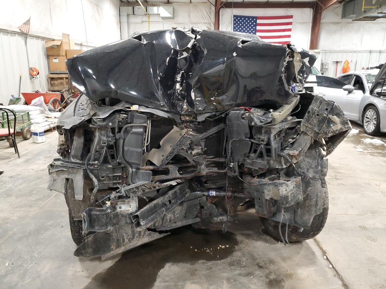 2014 RAM 1500 VIN 1C6RR7MT0ES207131 Copart auction photo, front end damage thumbnail 5