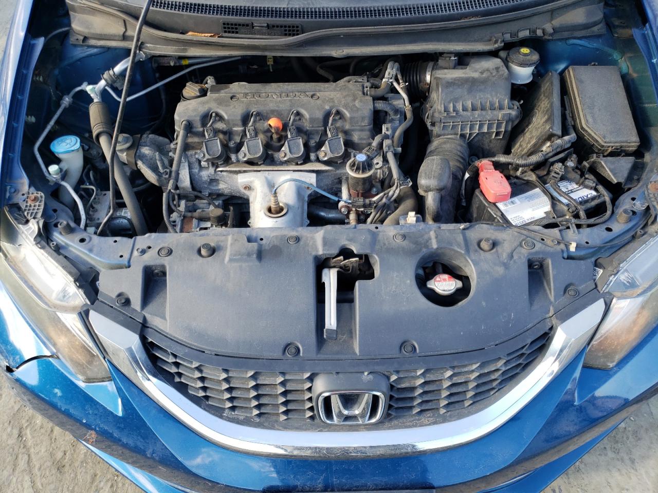 2013 Honda Civic VIN 19XFB2F58DE281870 Copart auction photo, front end / undercarriage damage thumbnail 11