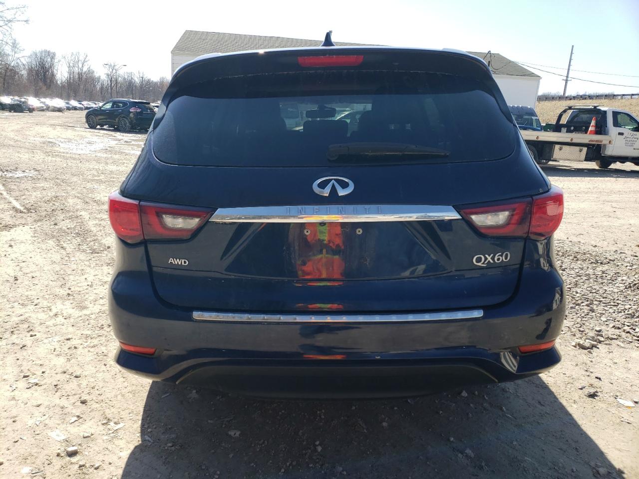 2020 Infiniti QX60 VIN 5N1DL0MM8LC508530 Copart auction photo, front end / side damage thumbnail 6