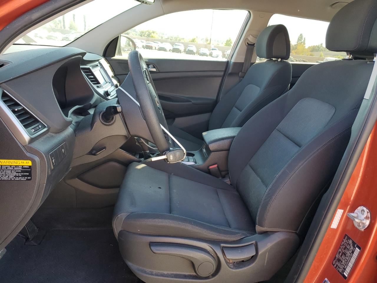 2017 Hyundai Tucson VIN KM8J23A45HU461504 Copart auction photo, front end damage thumbnail 7