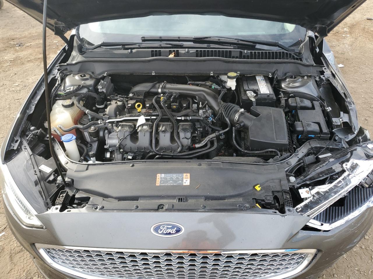 2020 Ford Fusion VIN 3FA6P0D93LR115300 Copart auction photo, front end damage thumbnail 12