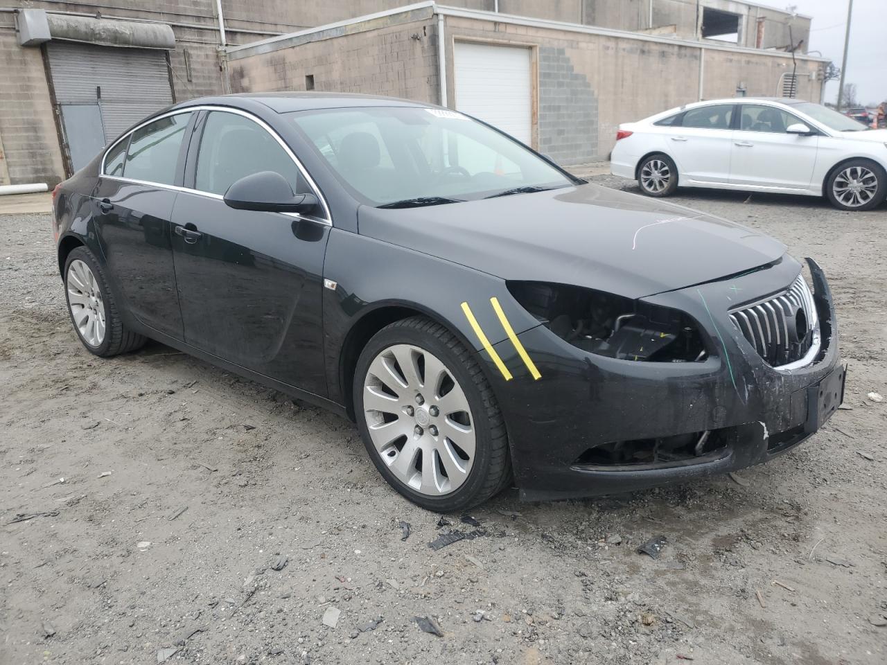 2011 Buick Regal VIN W04G15GVXB1117179 Copart auction photo, front end / minor dent/scratches damage thumbnail 4