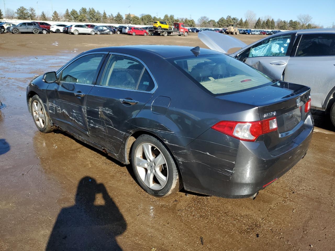 2009 Acura TSX VIN JH4CU26669C010826 Copart auction photo, side / front end damage thumbnail 2