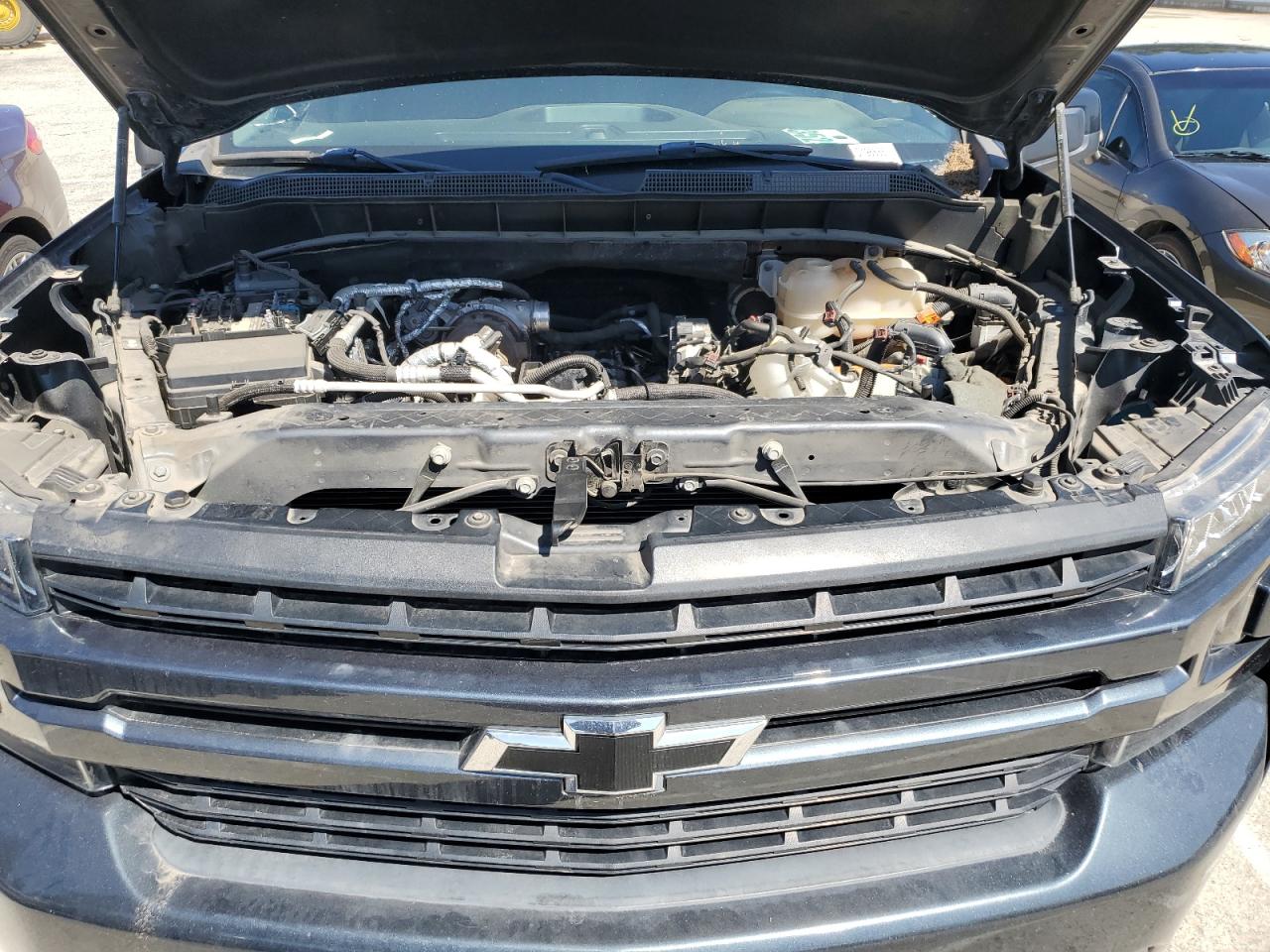 2020 Chevrolet Silverado VIN 3GCPWDET7LG196686 Copart auction photo, vandalism / stripped damage thumbnail 11