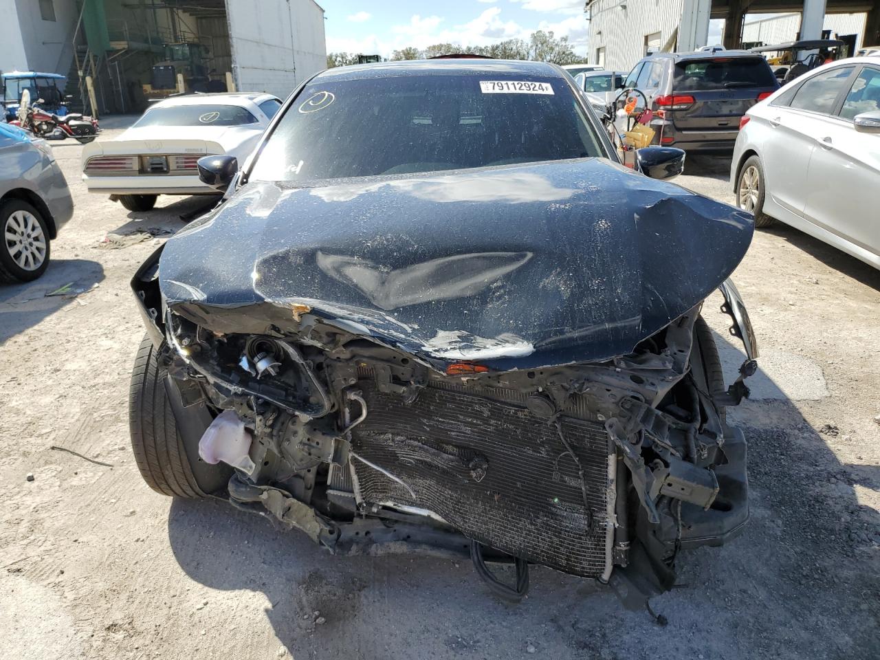 2014 Honda Accord VIN 1HGCR2F55EA000399 Copart auction photo, front end / frame damage damage thumbnail 5