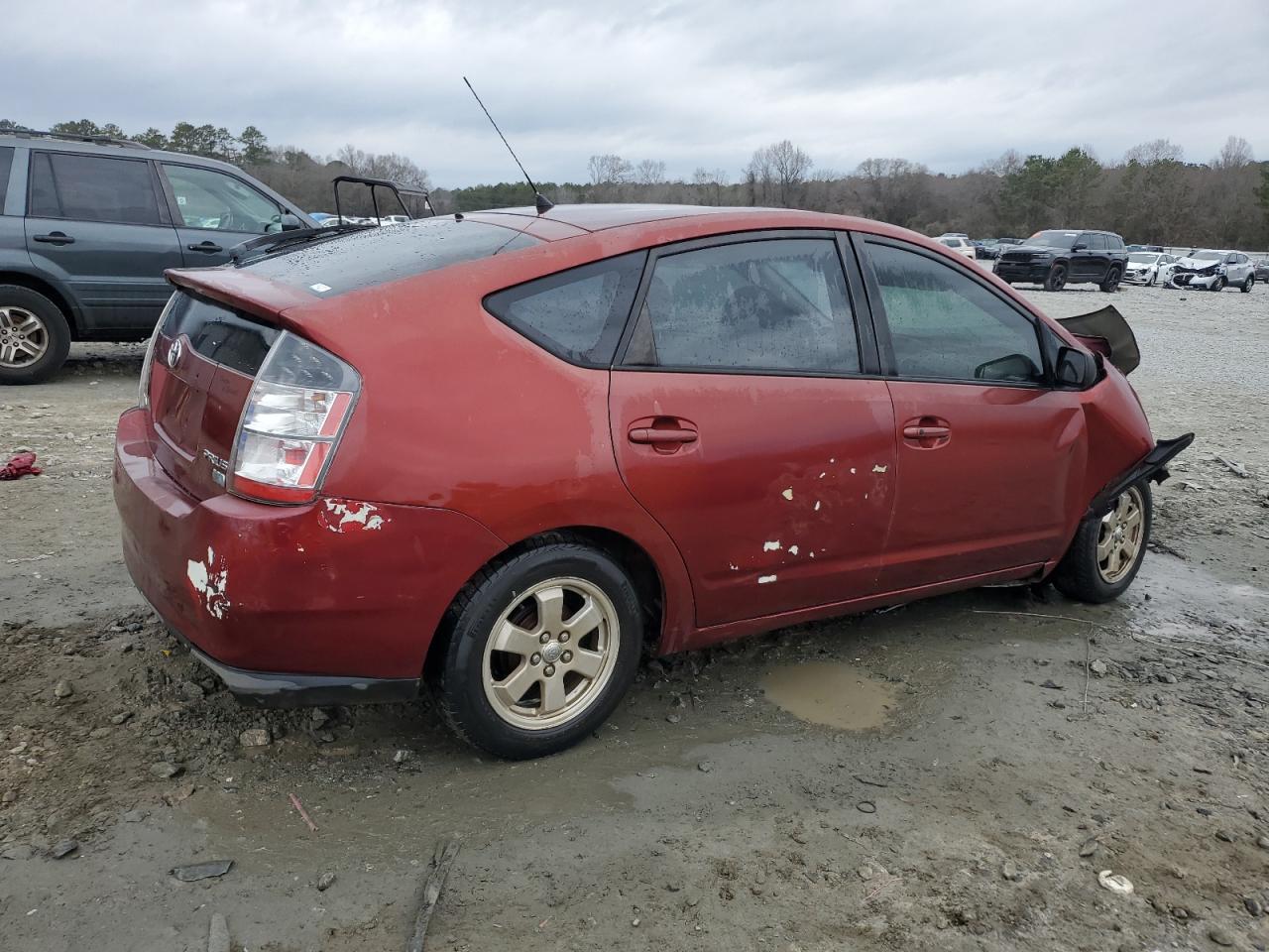 2005 Toyota Prius VIN JTDKB20U053091455 Copart auction photo, front end damage thumbnail 3
