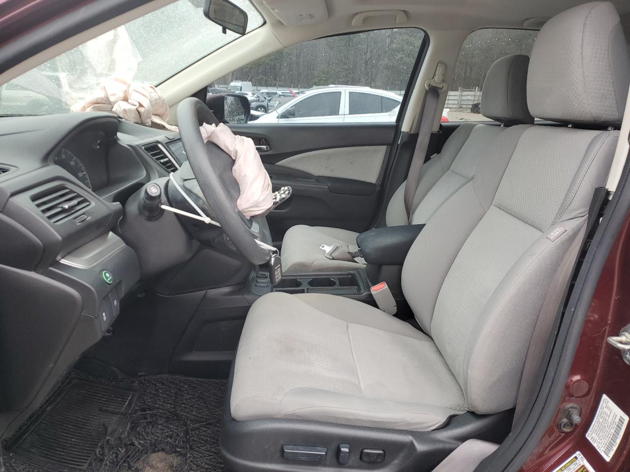2016 Honda CR-V VIN 2HKRM4H53GH673073 Copart auction photo, front end / undercarriage damage thumbnail 7