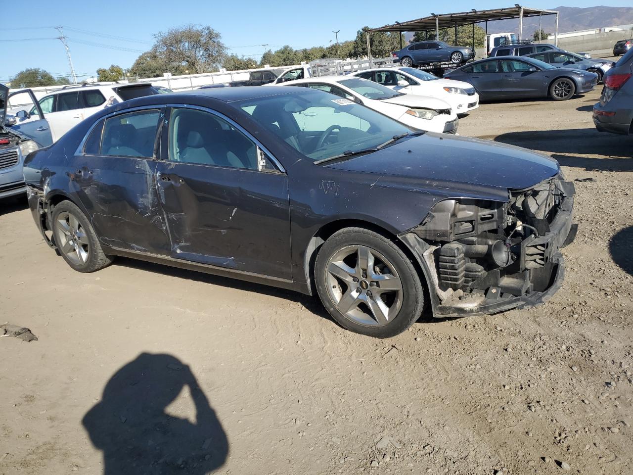 2010 Chevrolet Malibu VIN 1G1ZC5EB3AF239376 Copart auction photo, all over damage thumbnail 4