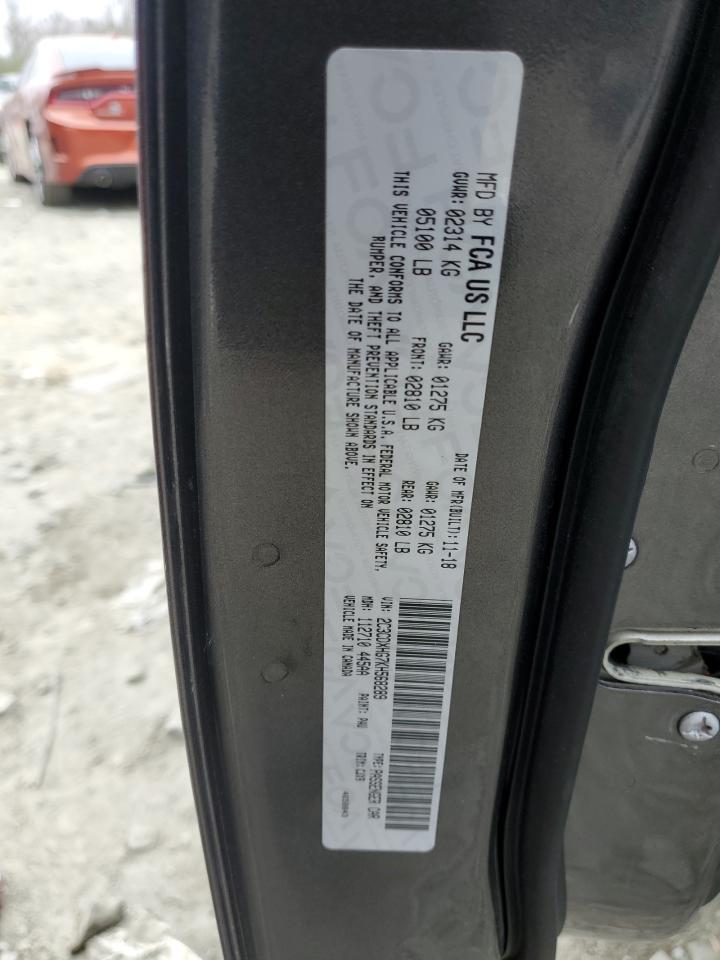2019 Dodge Charger VIN 2C3CDXHG7KH568289 Copart auction photo, front end damage thumbnail 12