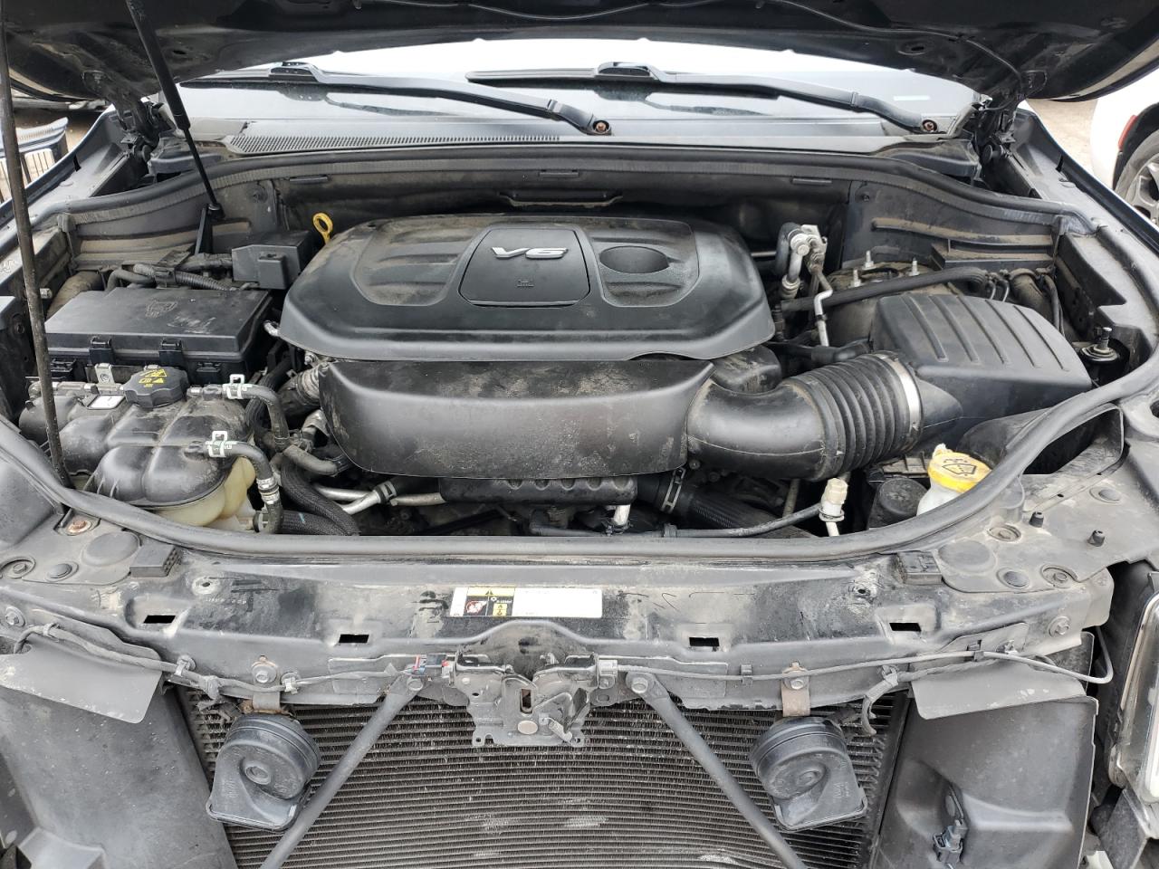 2016 Jeep Grand Cherokee VIN 1C4RJFAG3GC494589 Copart auction photo, front end / side damage thumbnail 12