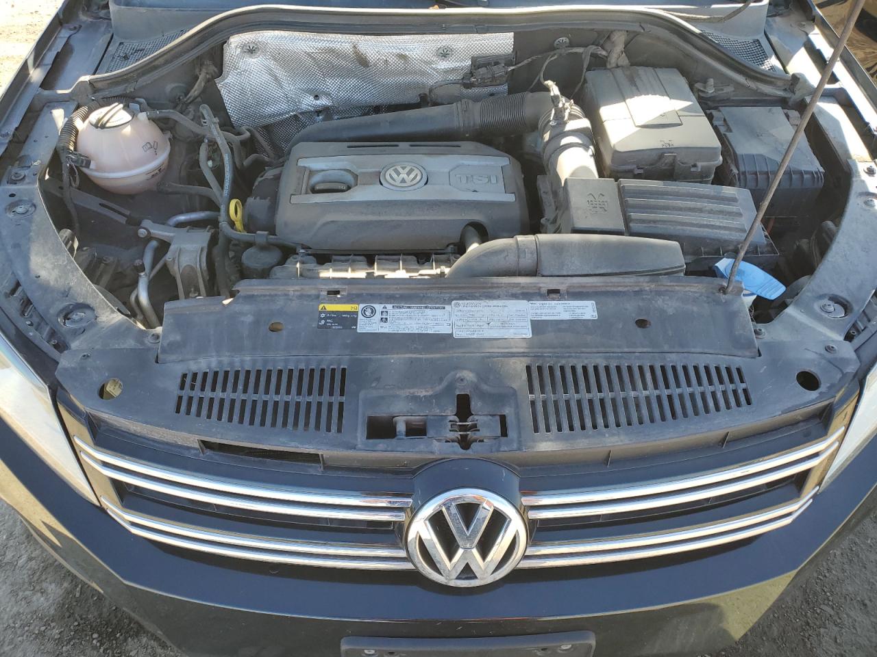 2016 Volkswagen Tiguan VIN WVGAV7AX7GW602052 Copart auction photo, side damage thumbnail 12