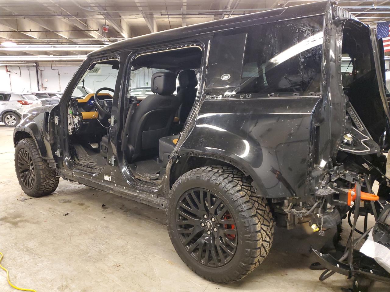 2020 Land Rover Defender VIN SALEXEEUXL2033275 Copart auction photo, stripped damage thumbnail 2