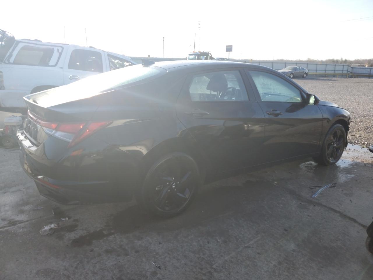 2023 Hyundai Elantra VIN KMHLM4AG4PU542690 Copart auction photo, front end / side damage thumbnail 3