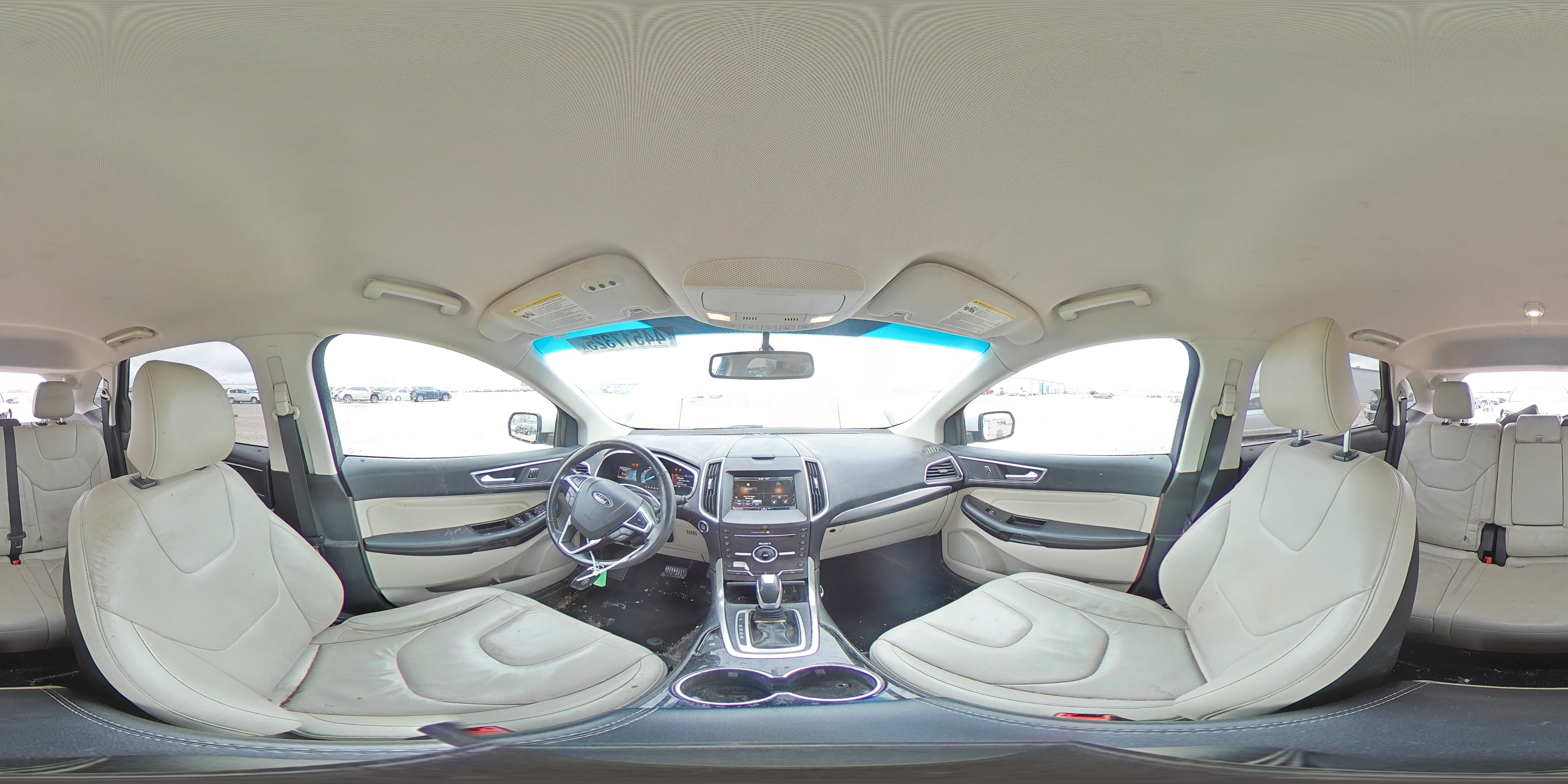 2015 Ford Edge VIN 2FMTK3K9XFBB29158 Copart auction photo, front end / side damage thumbnail 14