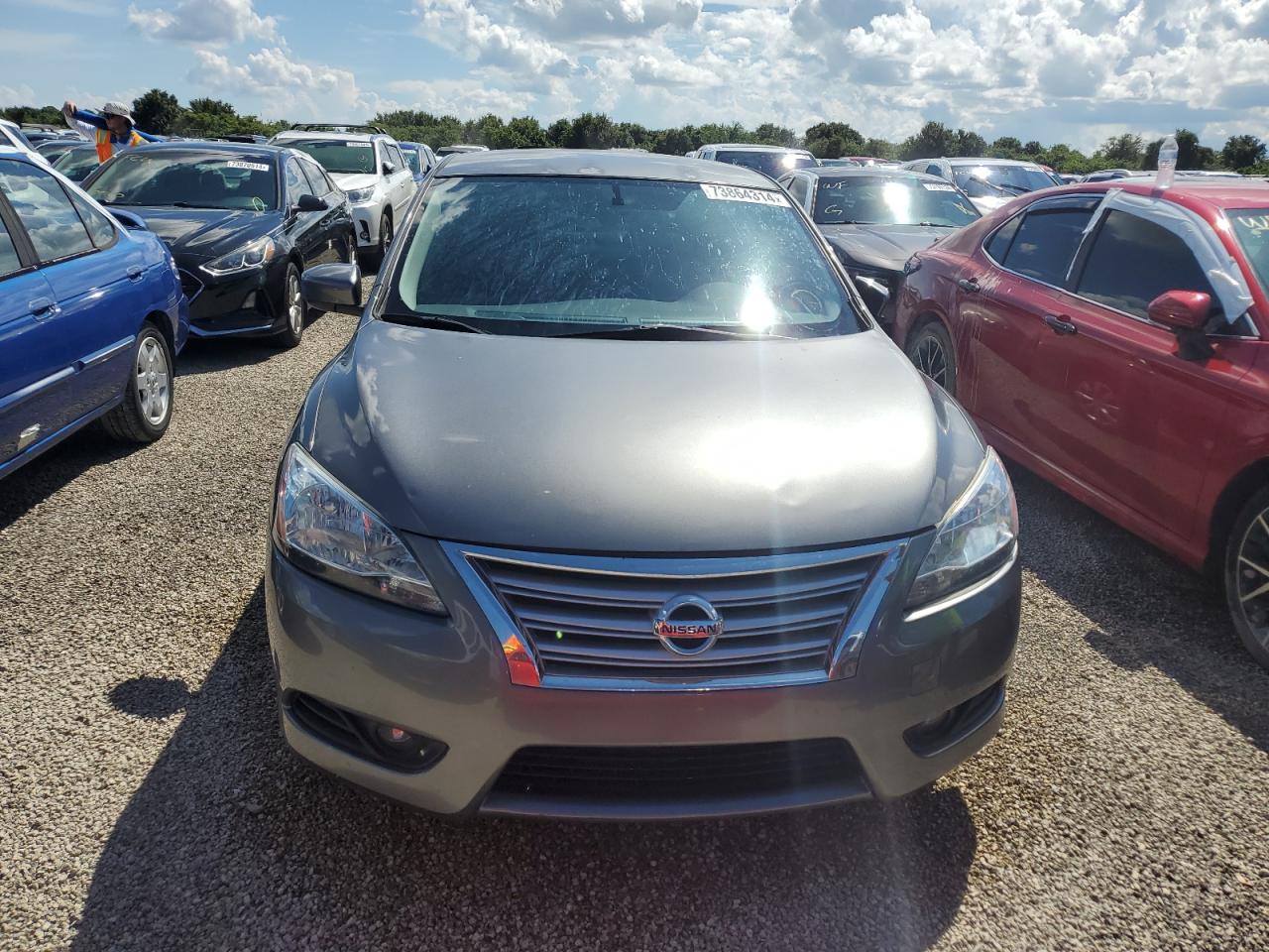 2015 Nissan Sentra VIN 3N1AB7AP7FY350746 Copart auction photo, water/flood damage thumbnail 5