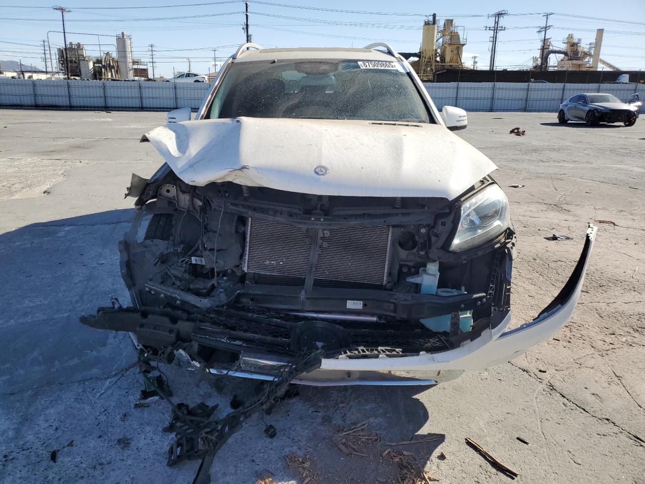 2017 Mercedes-Benz GLS-klasse VIN 4JGDF6EEXHA741040 Copart auction photo, front end damage thumbnail 5