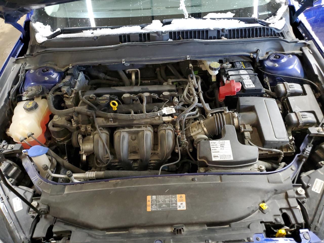 2013 Ford Fusion VIN 3FA6P0H74DR142435 Copart auction photo, side damage thumbnail 11