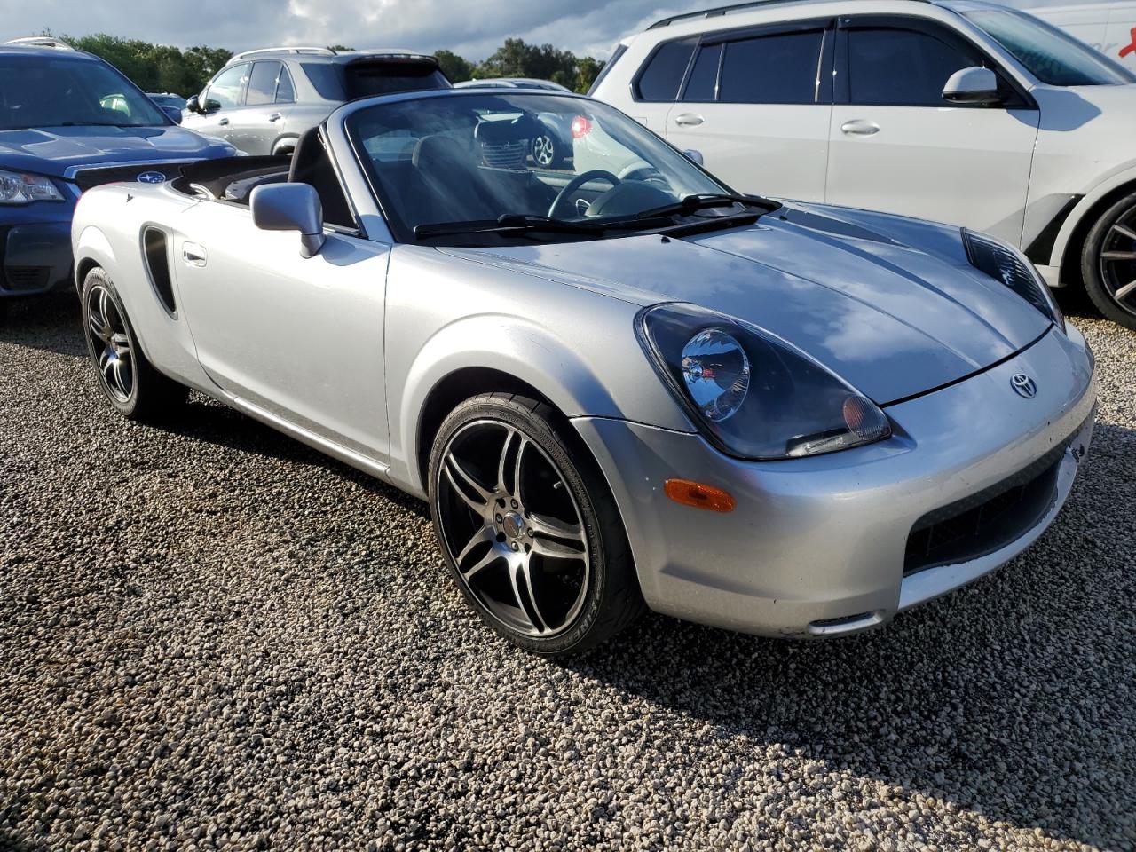 2001 Toyota MR2 VIN JTDFR320410036287 Copart auction photo, water/flood damage thumbnail 4