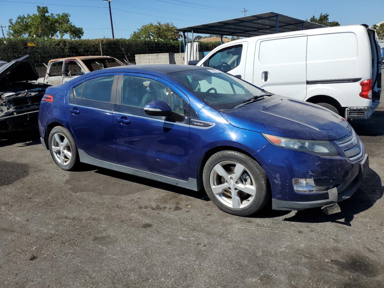 2012 Chevrolet Volt VIN 1G1RD6E48CU109712 Copart auction photo, mechanical / side damage thumbnail 4