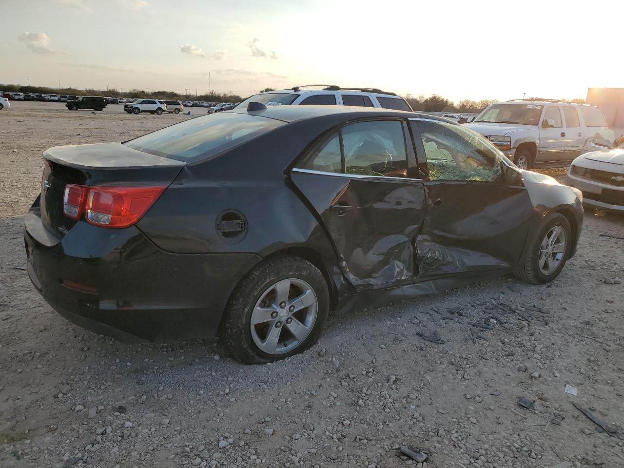 2013 Chevrolet Malibu VIN 1G11B5SA4DF160444 Copart auction photo, side damage thumbnail 3
