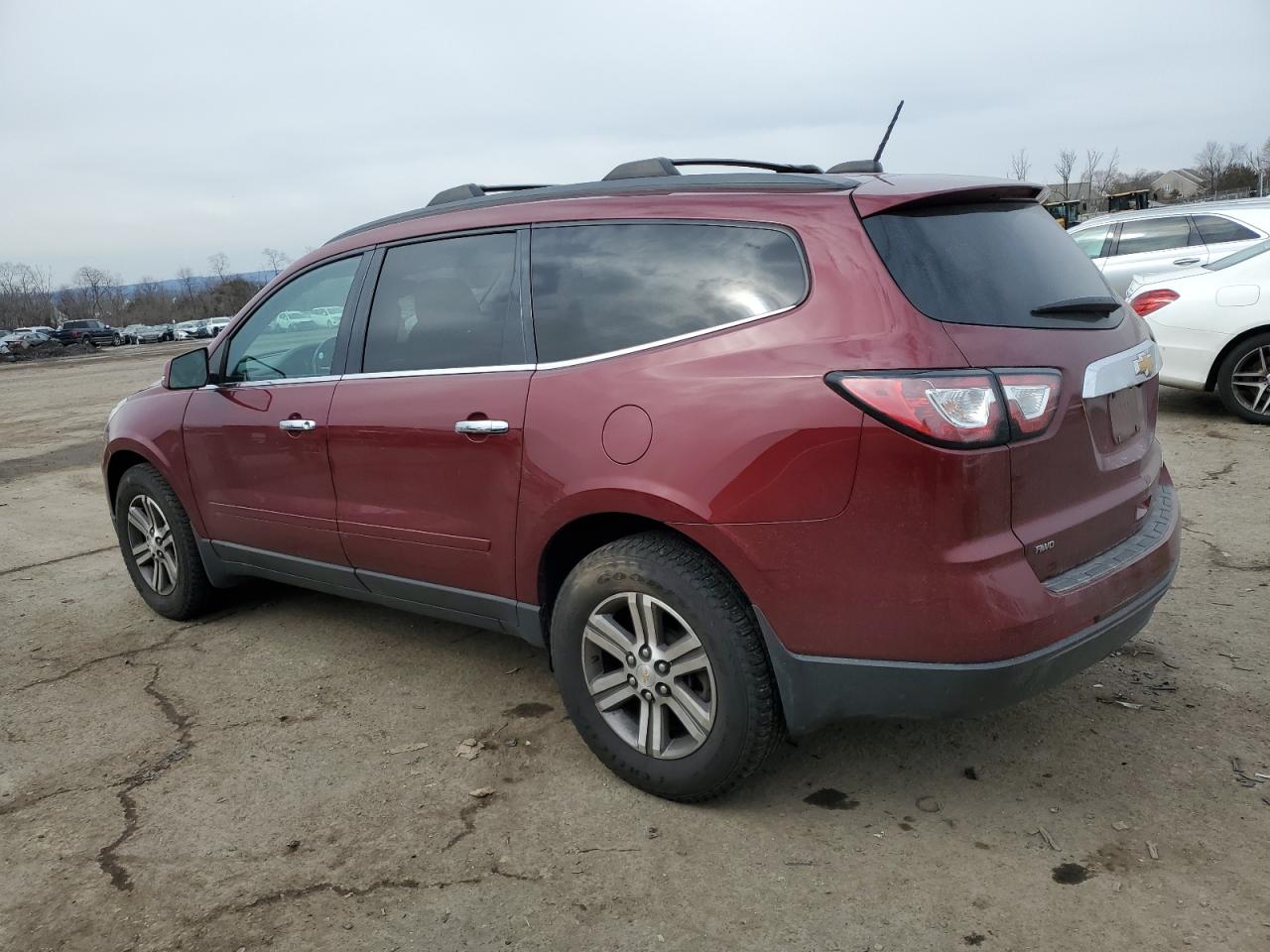 2016 Chevrolet Traverse VIN 1GNKVHKD5GJ196893 Copart auction photo, front end / side damage thumbnail 2