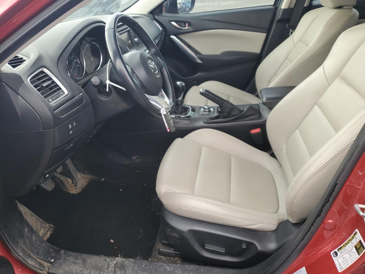 2015 Mazda 6 VIN JM1GJ1V51F1214519 Copart auction photo, rear end damage thumbnail 7